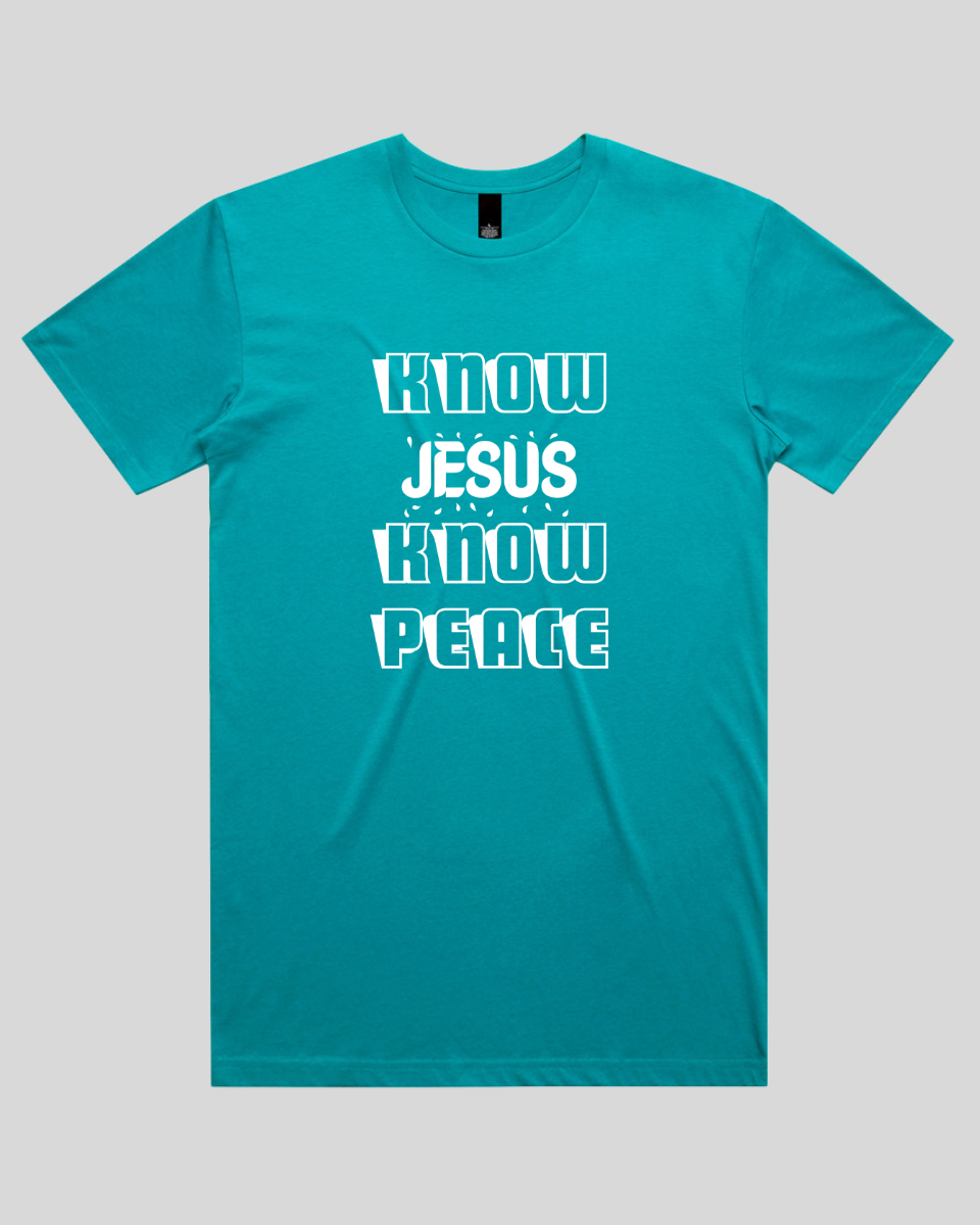 Know Jesus Know Peace Men's T-Shirt