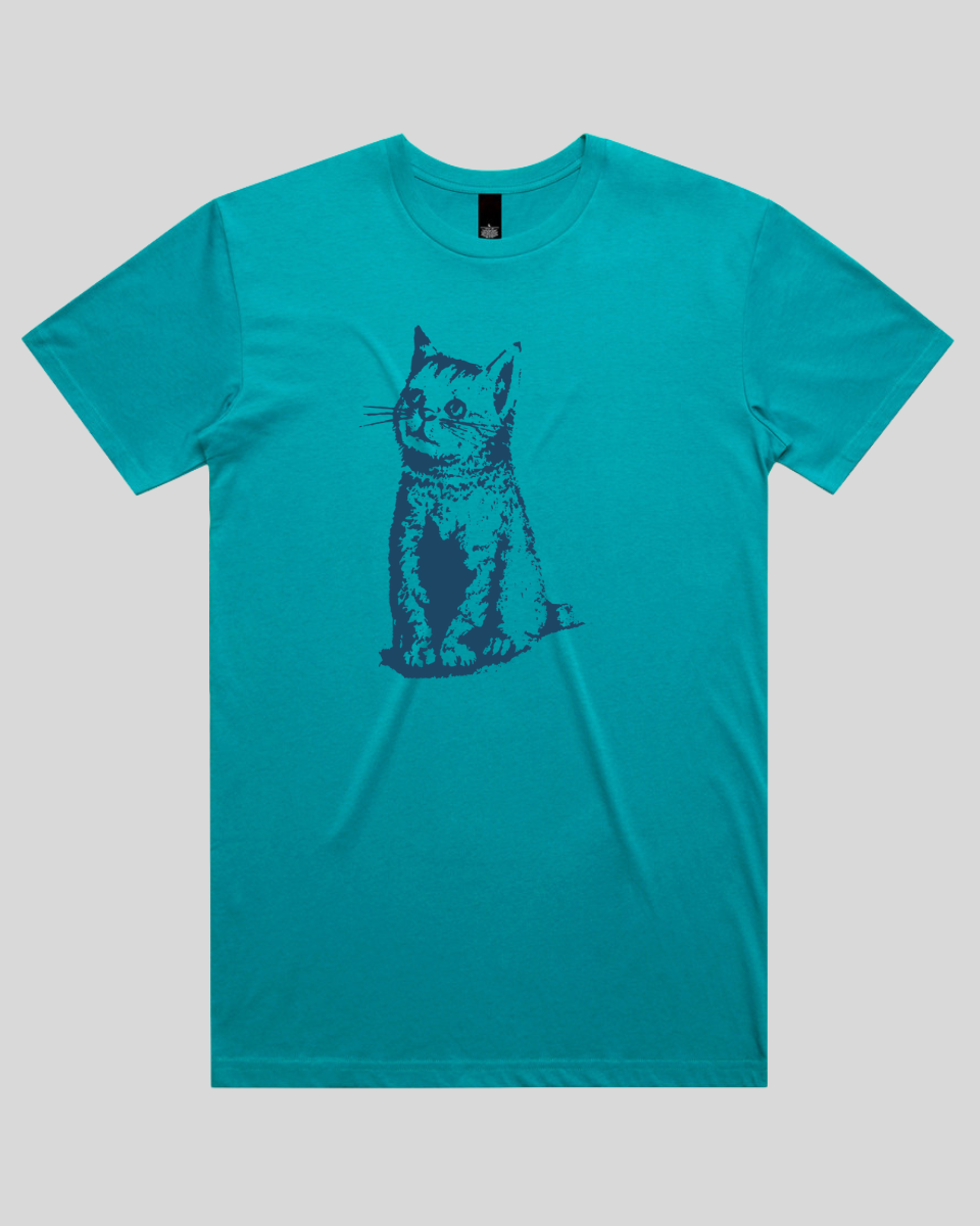 Vintage Sitting Cat Men's T-Shirt