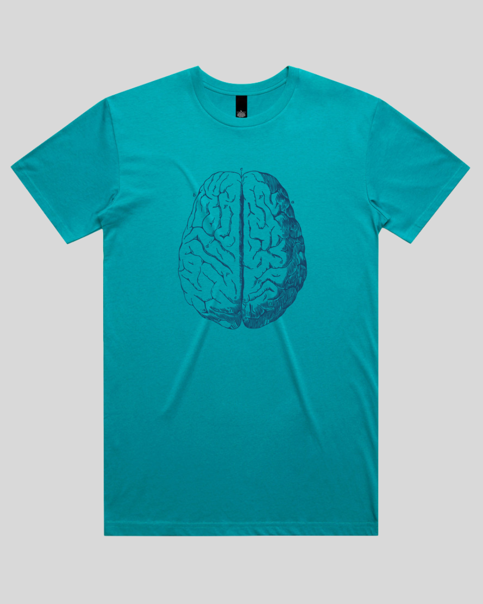Vintage Brain Diagram Men's T-Shirt