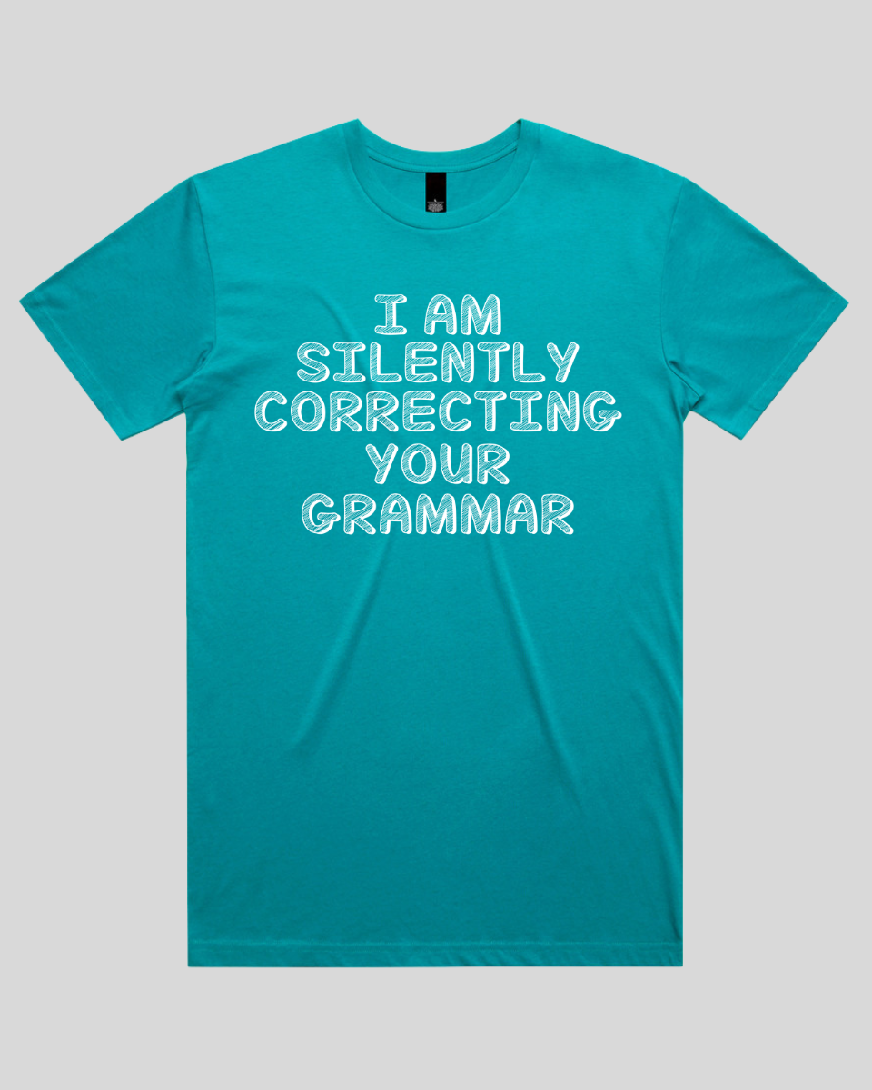 i silently correcting you grammar Men's T-Shirt