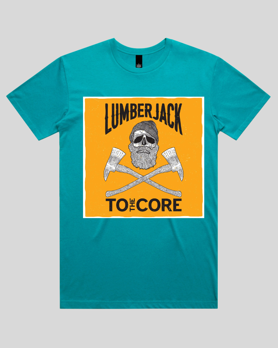 Lumberjack skull 3 Men's T-shirt