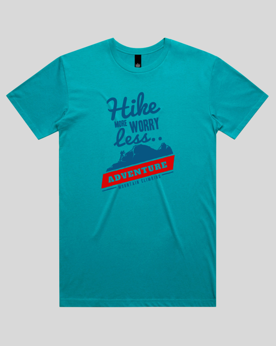 Hike More Worry Less Men's T-Shirt