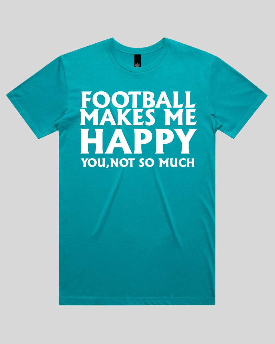 Football makes me happy Men's T-Shirt