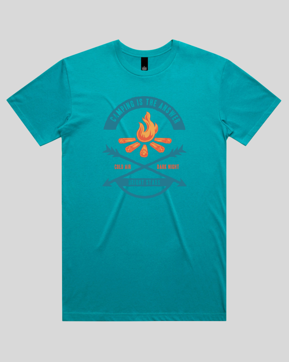 Camping Is The Answer Men's T-Shirt
