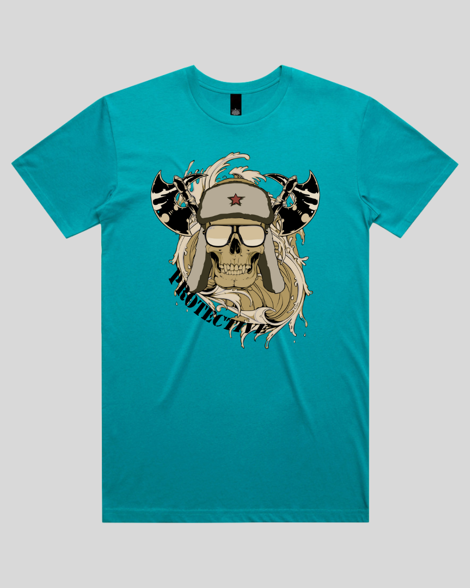 Proactive War Skull Men's T-Shirt