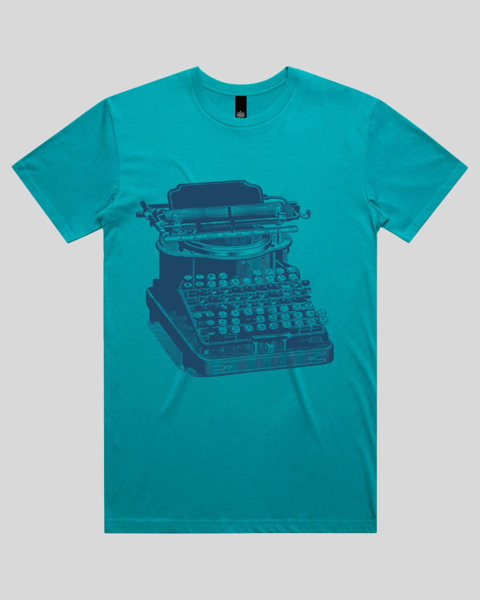 Antique Typewriter Print Men's T-Shirt