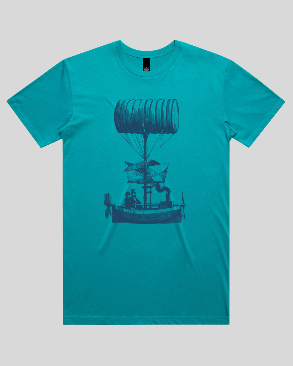 Antique Balloon Boat Men's T-Shirt