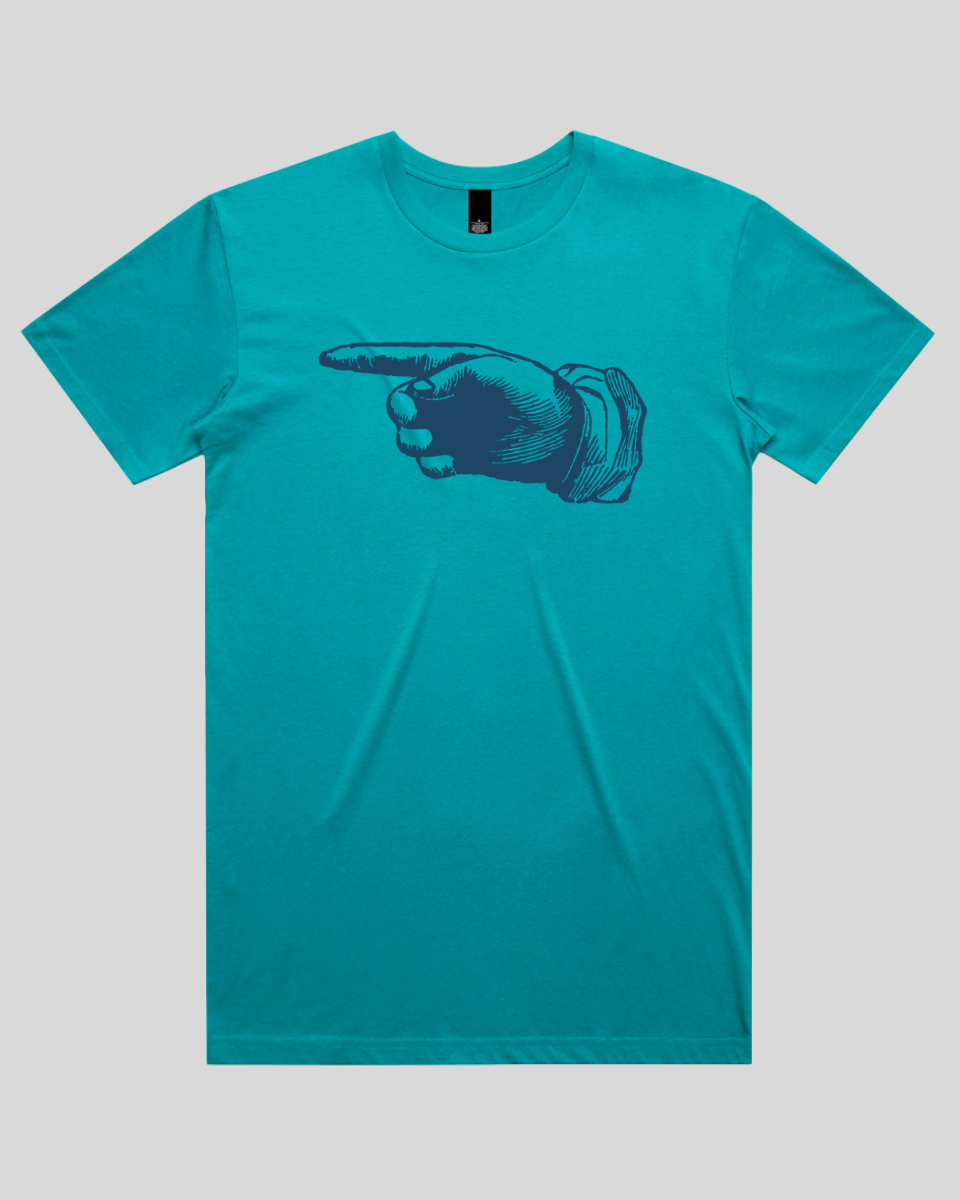 Retro Pointing Hand 2 Men's T-Shirt