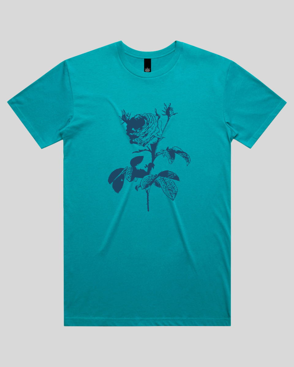 Dark Bloom Rose Men's T-Shirt