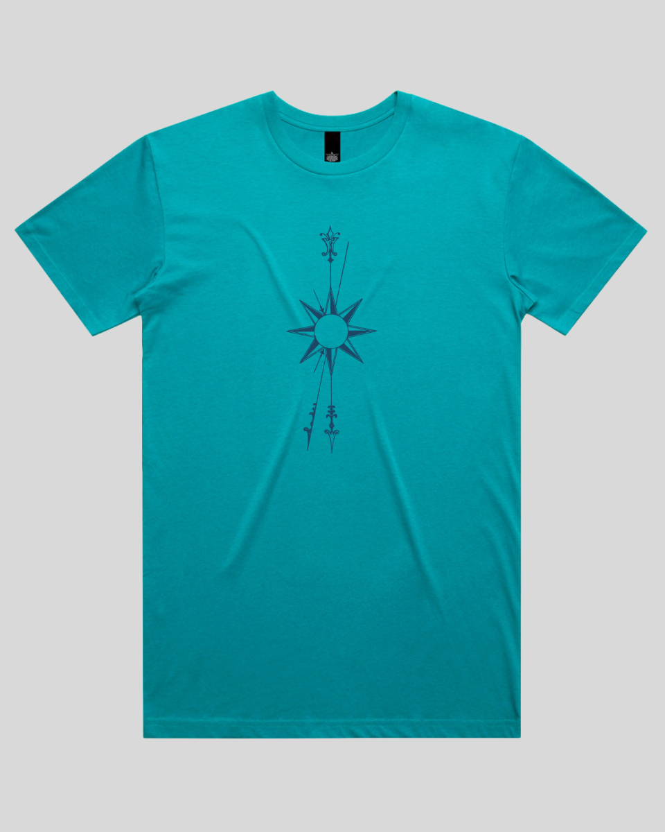 Vertical Compass Rose Men's T-Shirt