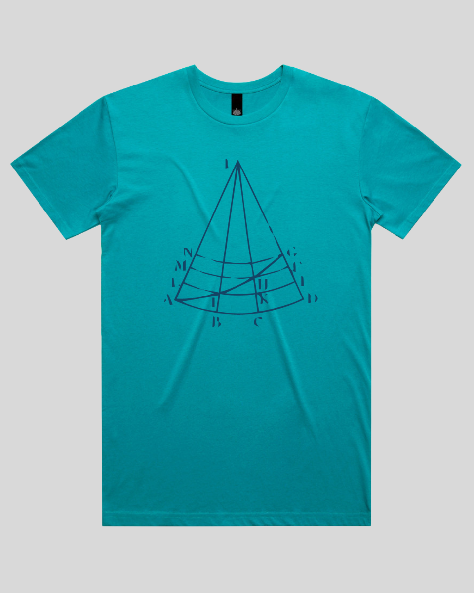 Mathematical Cone Ruler Men's T-Shirt