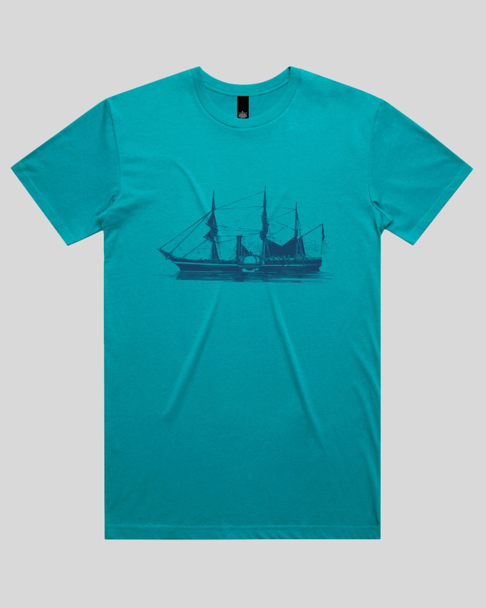 Ocean Ghost Ship Men's T-Shirt