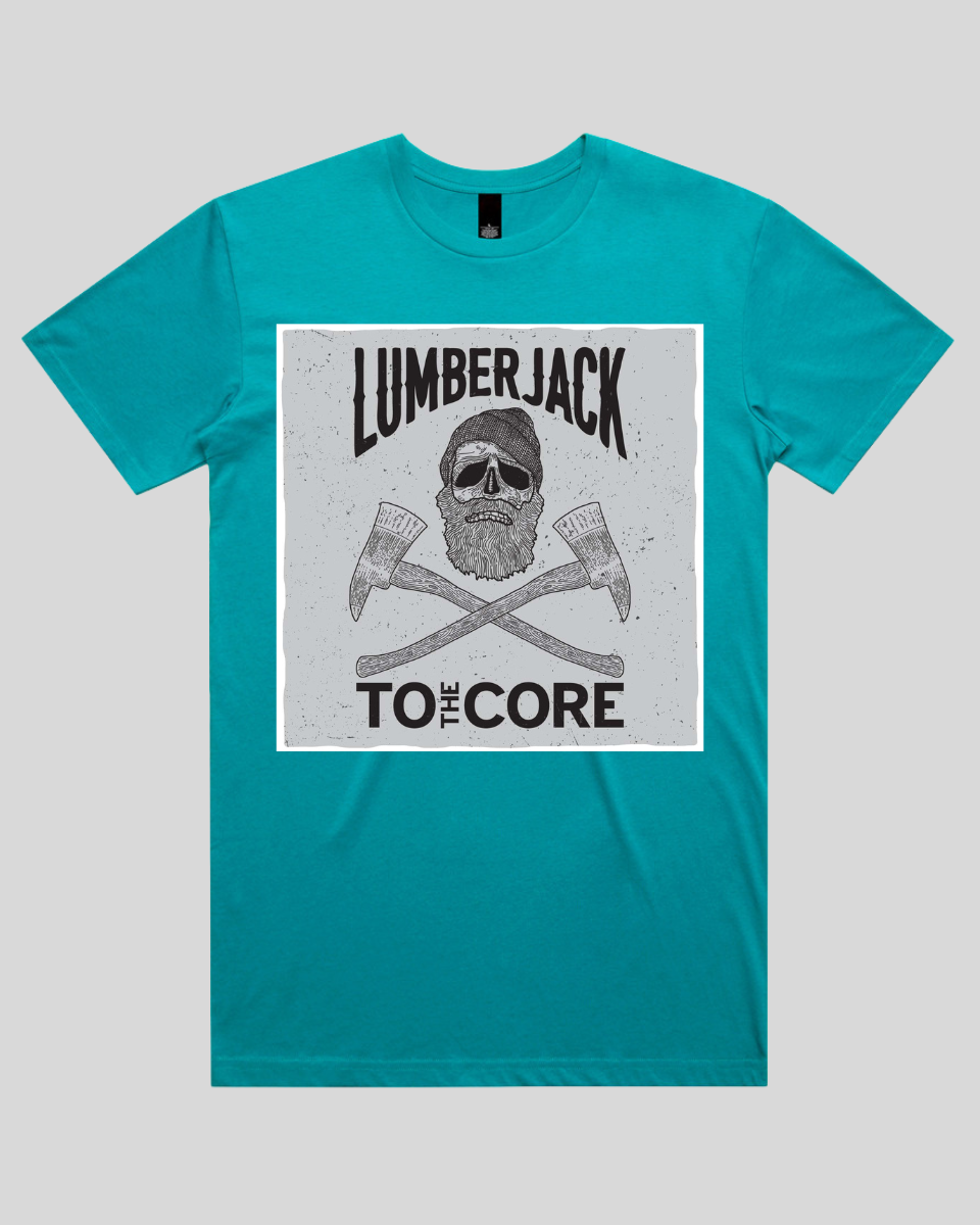 Lumberjack skull 4 Men's T-shirt