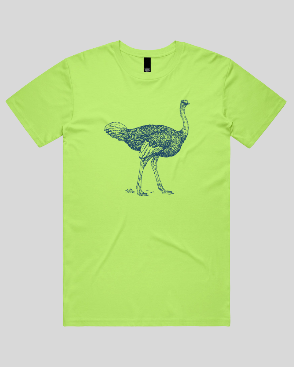 African Ostrich Walk Men's T-Shirt