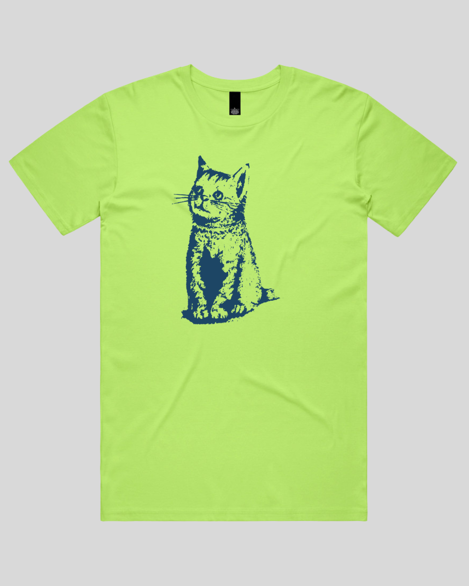Vintage Sitting Cat Men's T-Shirt