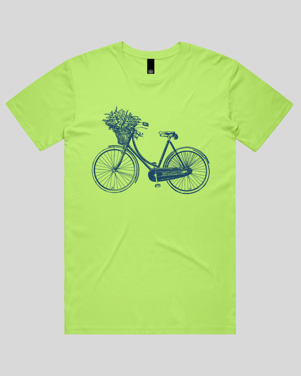 Bike-with-Flowers 2 Men's T-Shirt