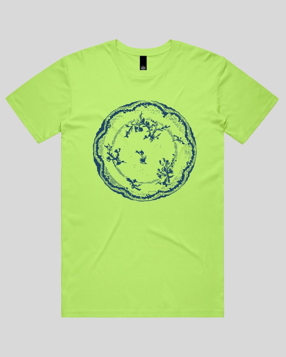 Floral Vintage Plate Men's T-Shirt