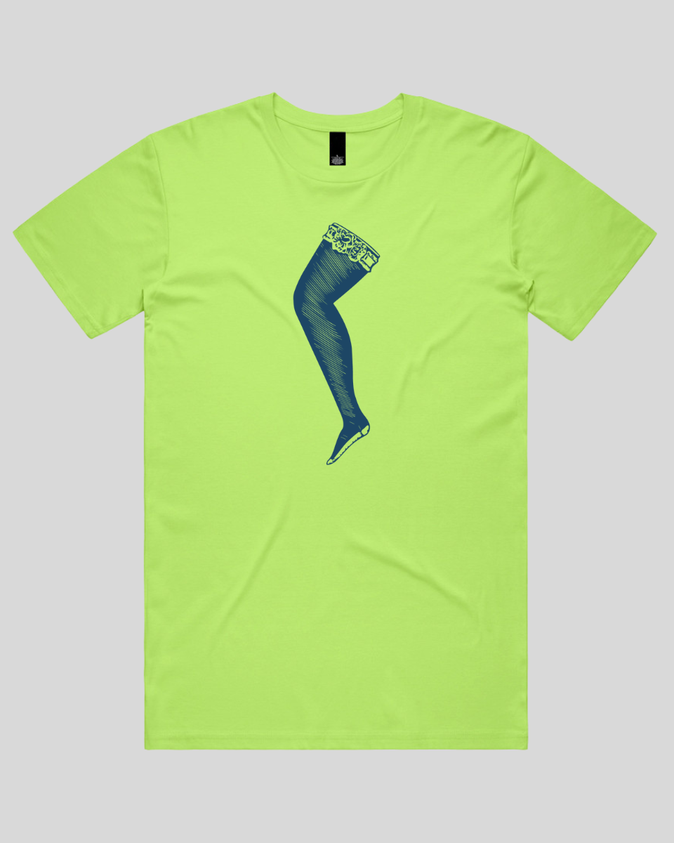 Lace Top Stocking Men's T-Shirt