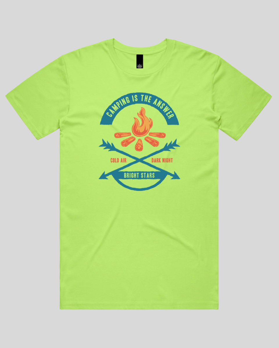 Camping Is The Answer Men's T-Shirt