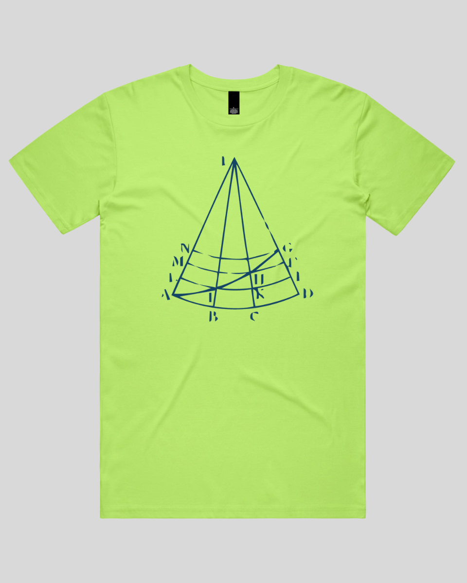 Mathematical Cone Ruler Men's T-Shirt