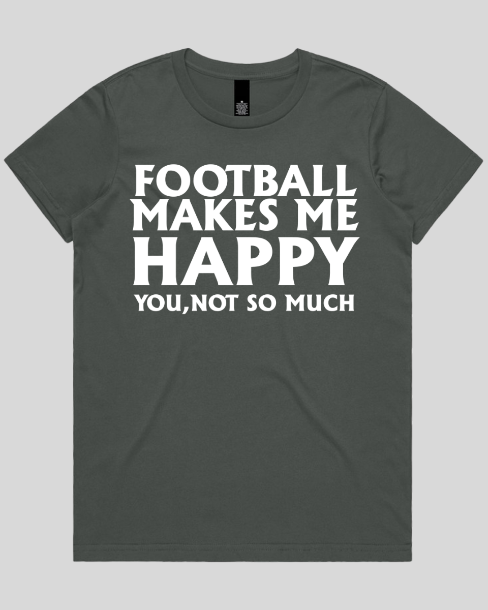 Football makes me happy Women's T-Shirt