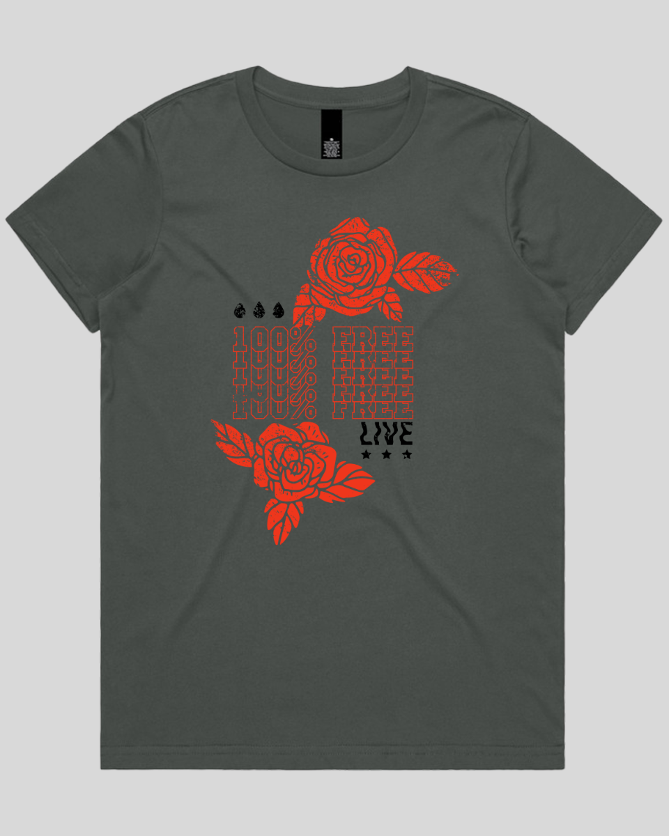 100% Free Bloom Women's T-Shirt