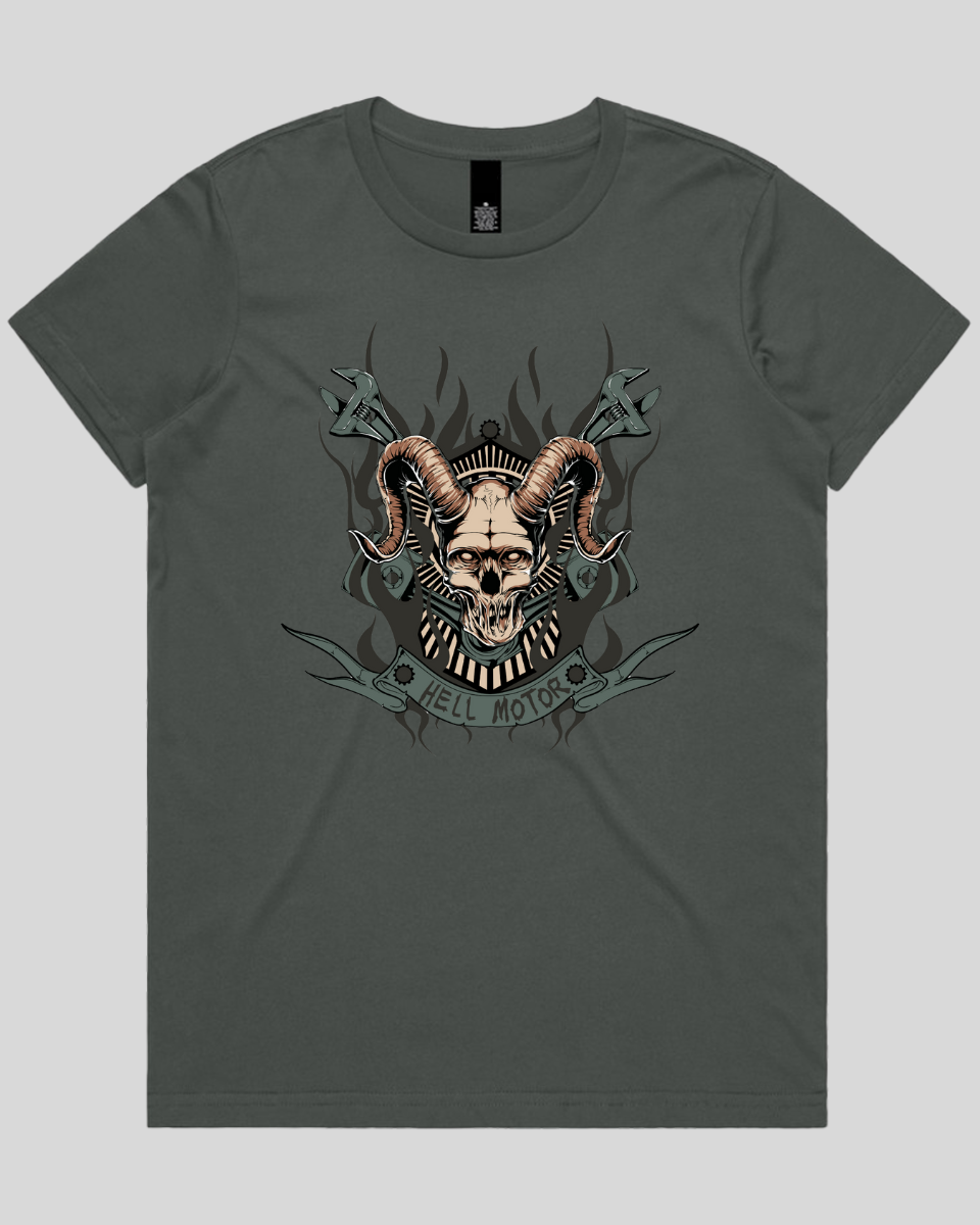 Hell Motor Syndicate Womens T-Shirt
