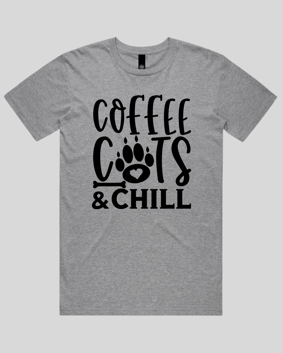 Coffee Cats And Chill Men's T-Shirt