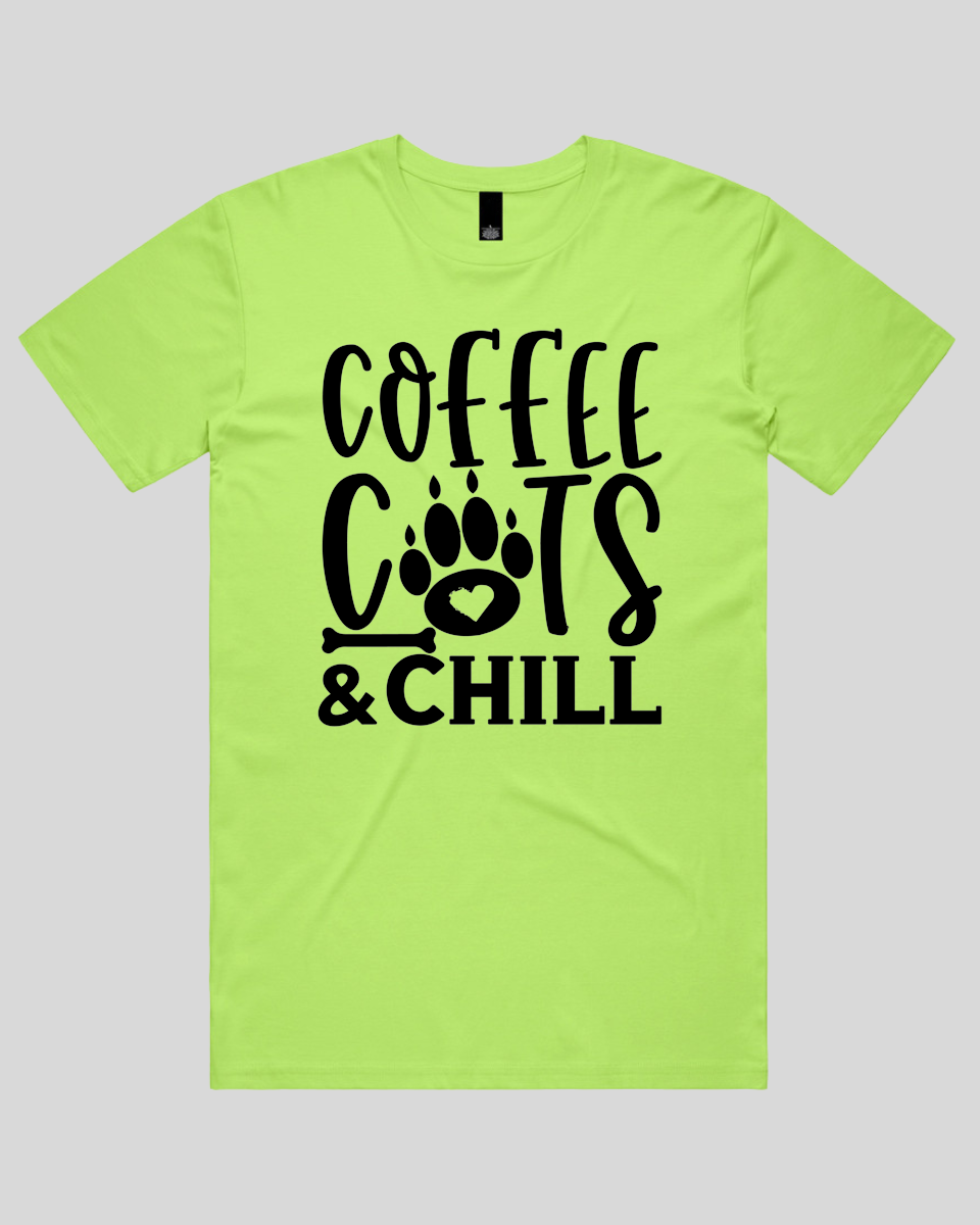 Coffee Cats And Chill Men's T-Shirt