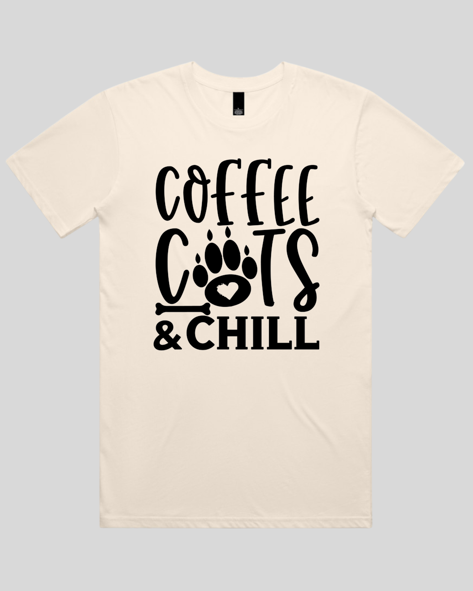 Coffee Cats And Chill Men's T-Shirt