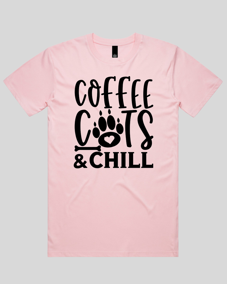 Coffee Cats And Chill Men's T-Shirt