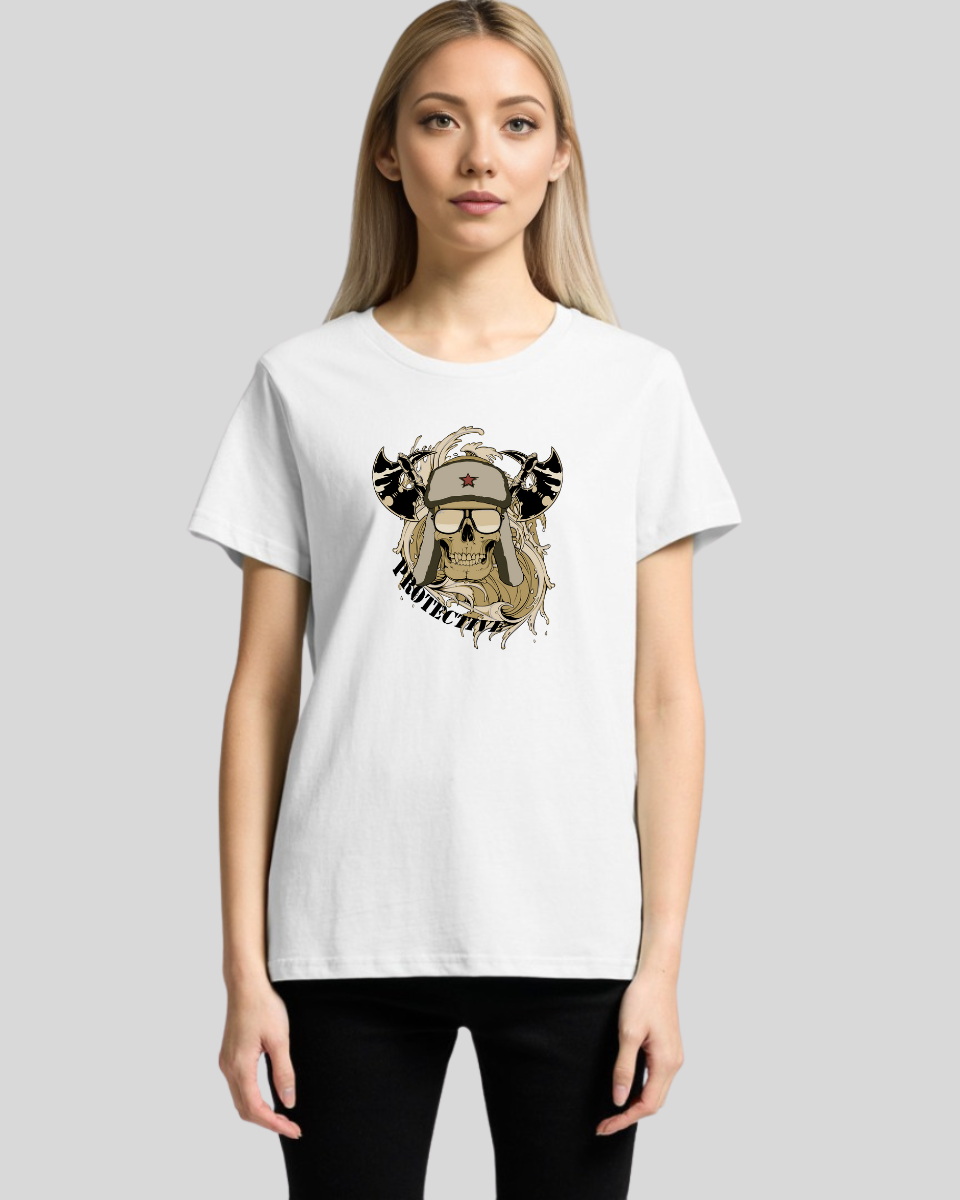 Proactive War Skull Women's T-Shirt