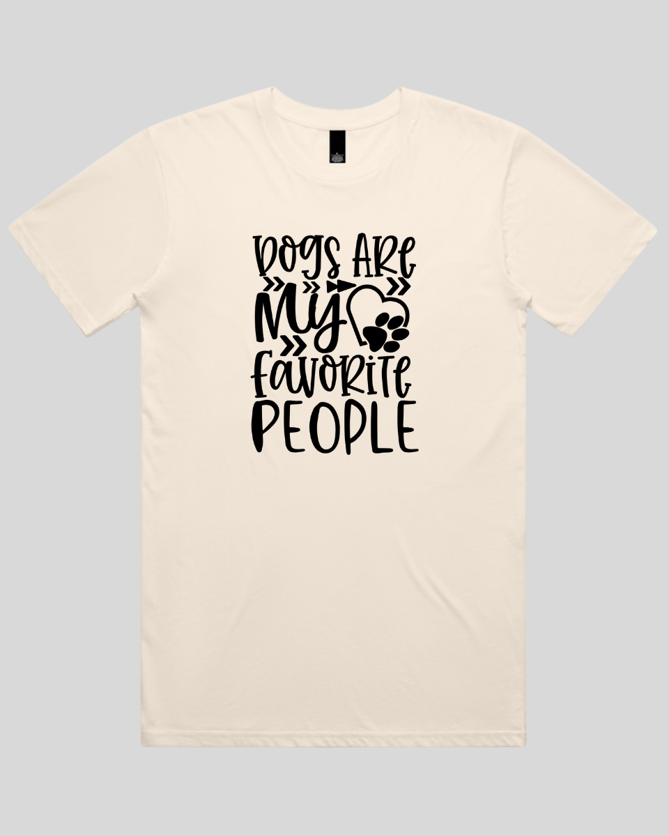 Dogs Are My Favorite People Men's T-Shirt
