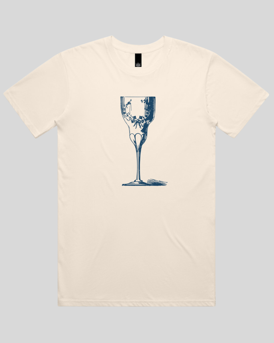 Laced Vine Crystal Glass Men's T-Shirt
