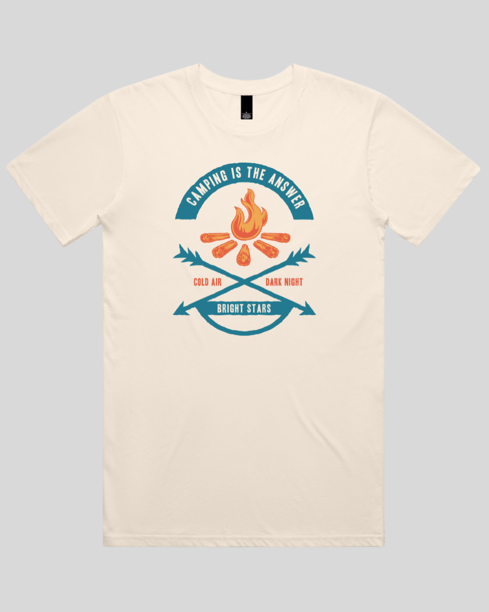 Camping Is The Answer Men's T-Shirt