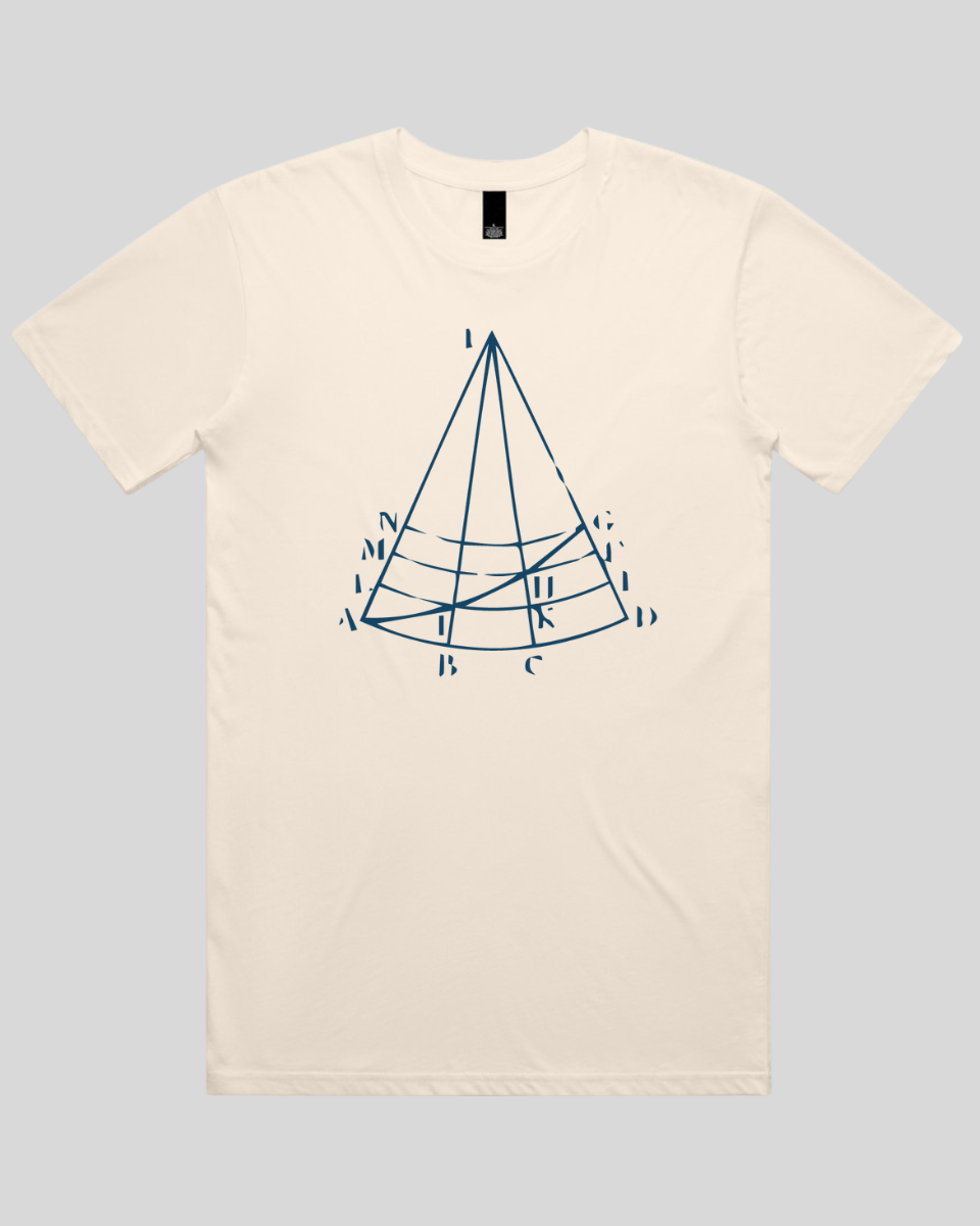 Mathematical Cone Ruler Men's T-Shirt