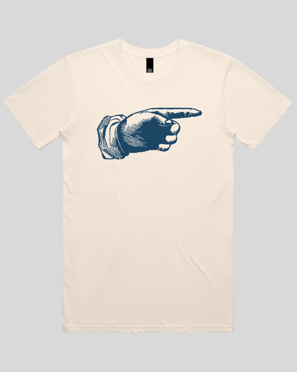 Retro Pointing Hand Men's T-Shirt
