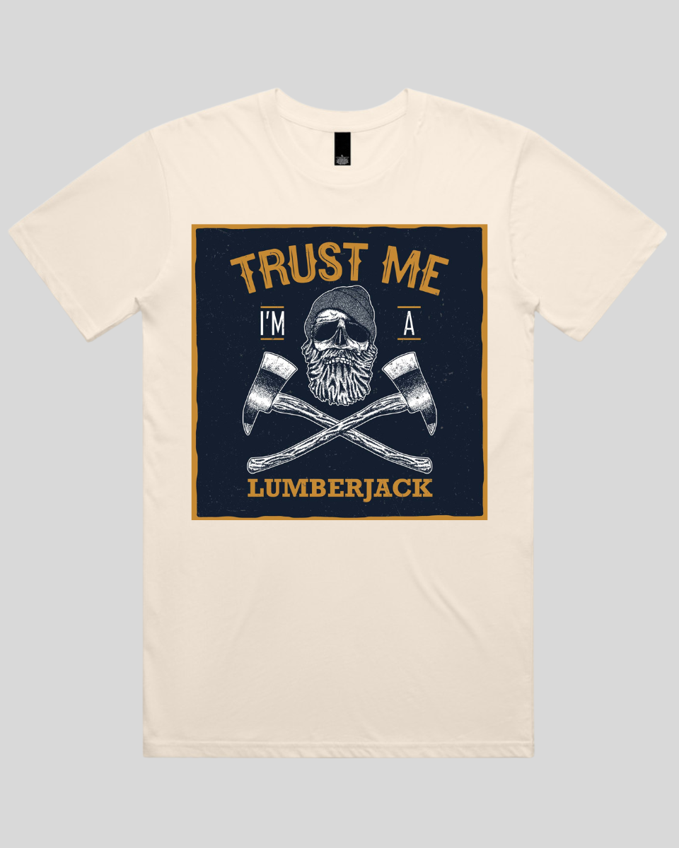 Lumberjack skull 1 Men's T-shirt
