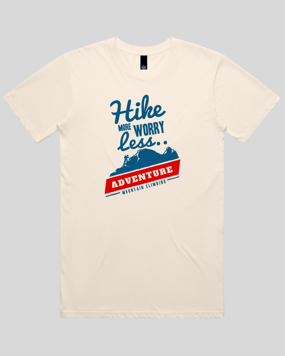Hike More Worry Less Men's T-Shirt