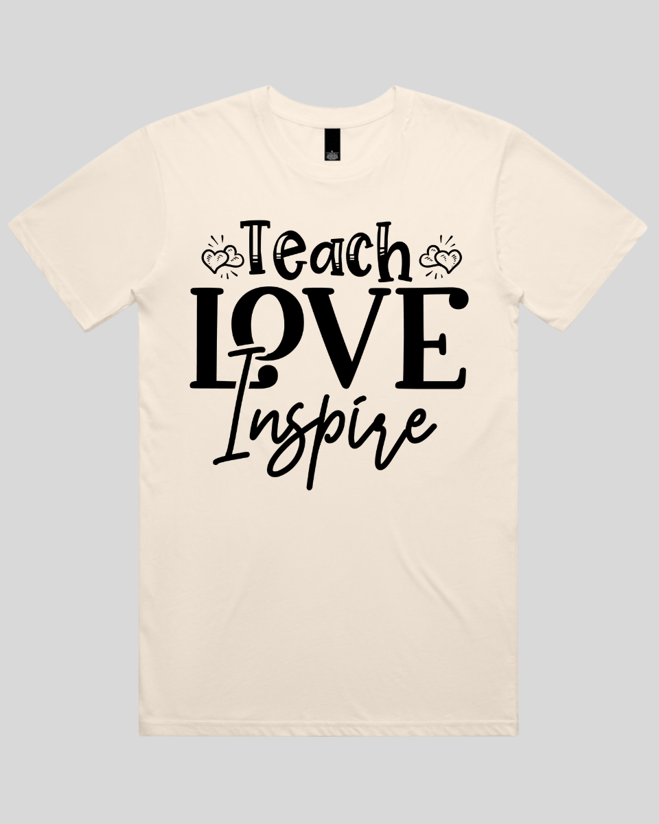 Teach love inspire Men's T-Shirt