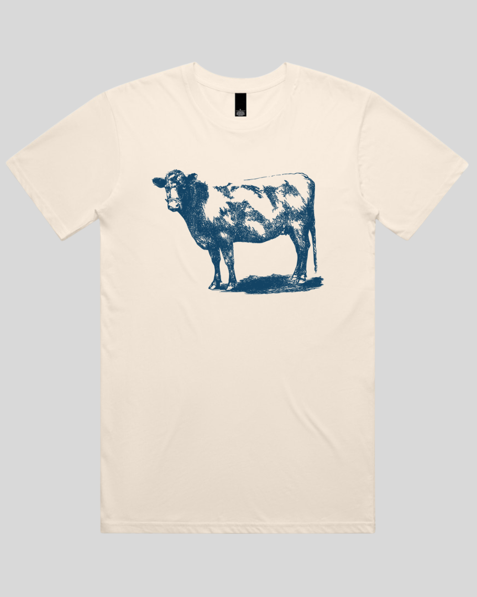 Vintage Farm Cow Men's T-Shirt
