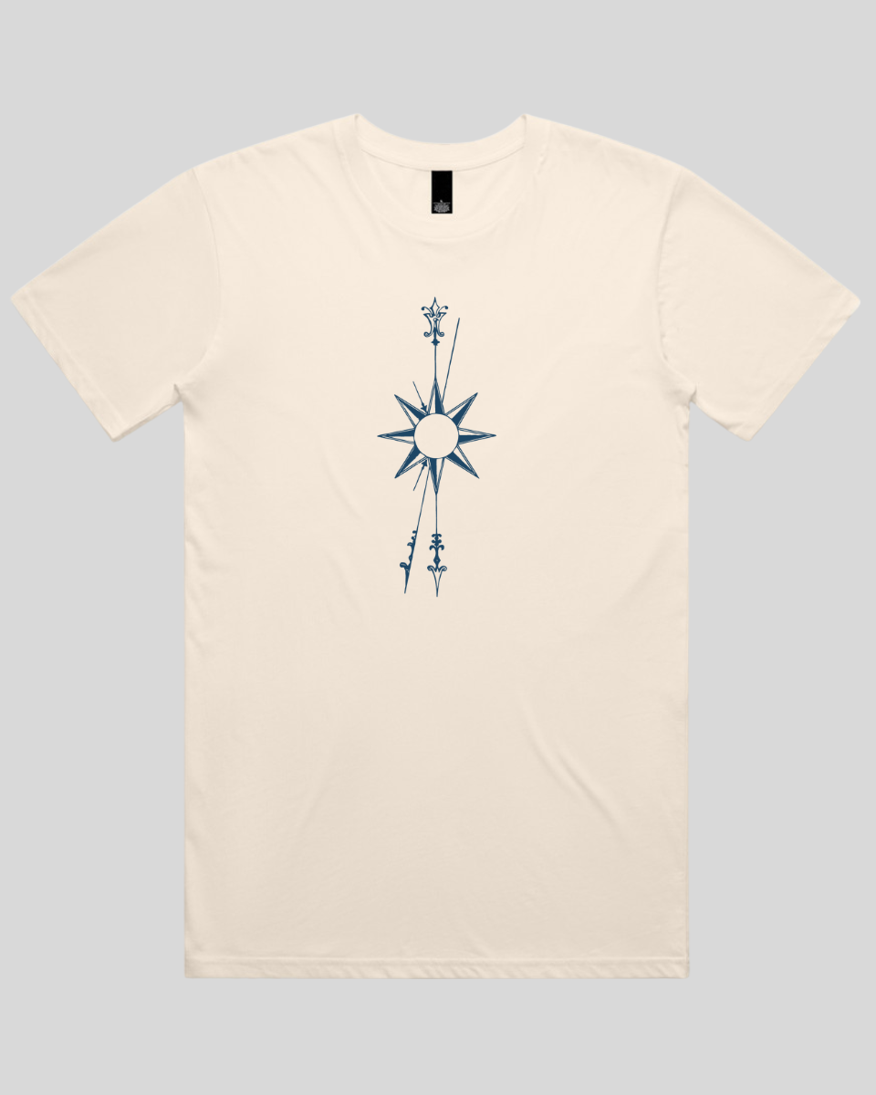 Vertical Compass Rose Men's T-Shirt