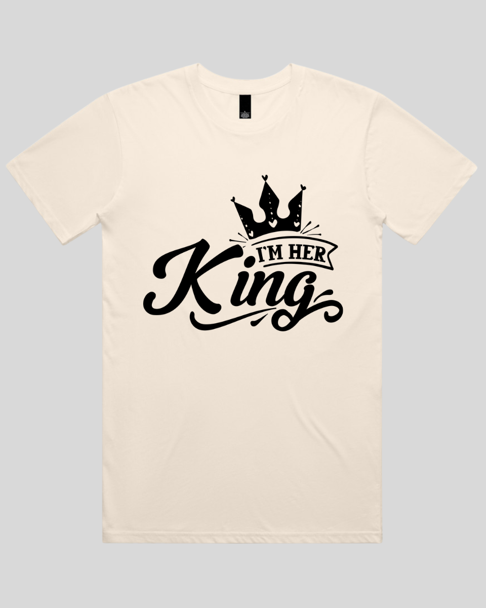 I'm her king Men's T-Shirt