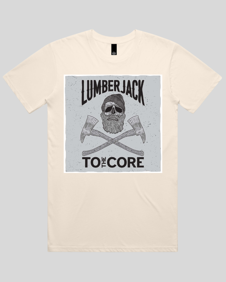 Lumberjack skull 4 Men's T-shirt