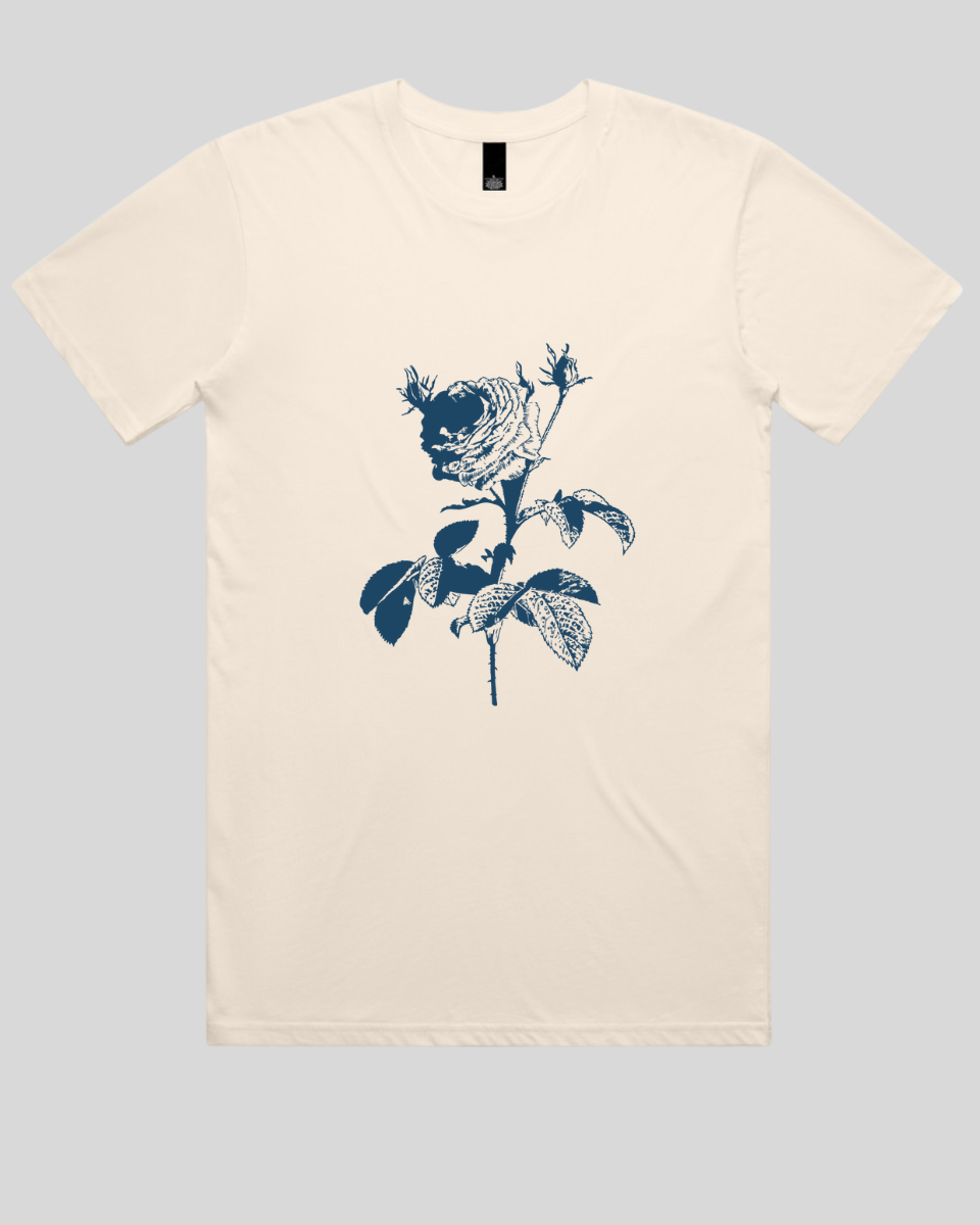 Dark Bloom Rose Men's T-Shirt