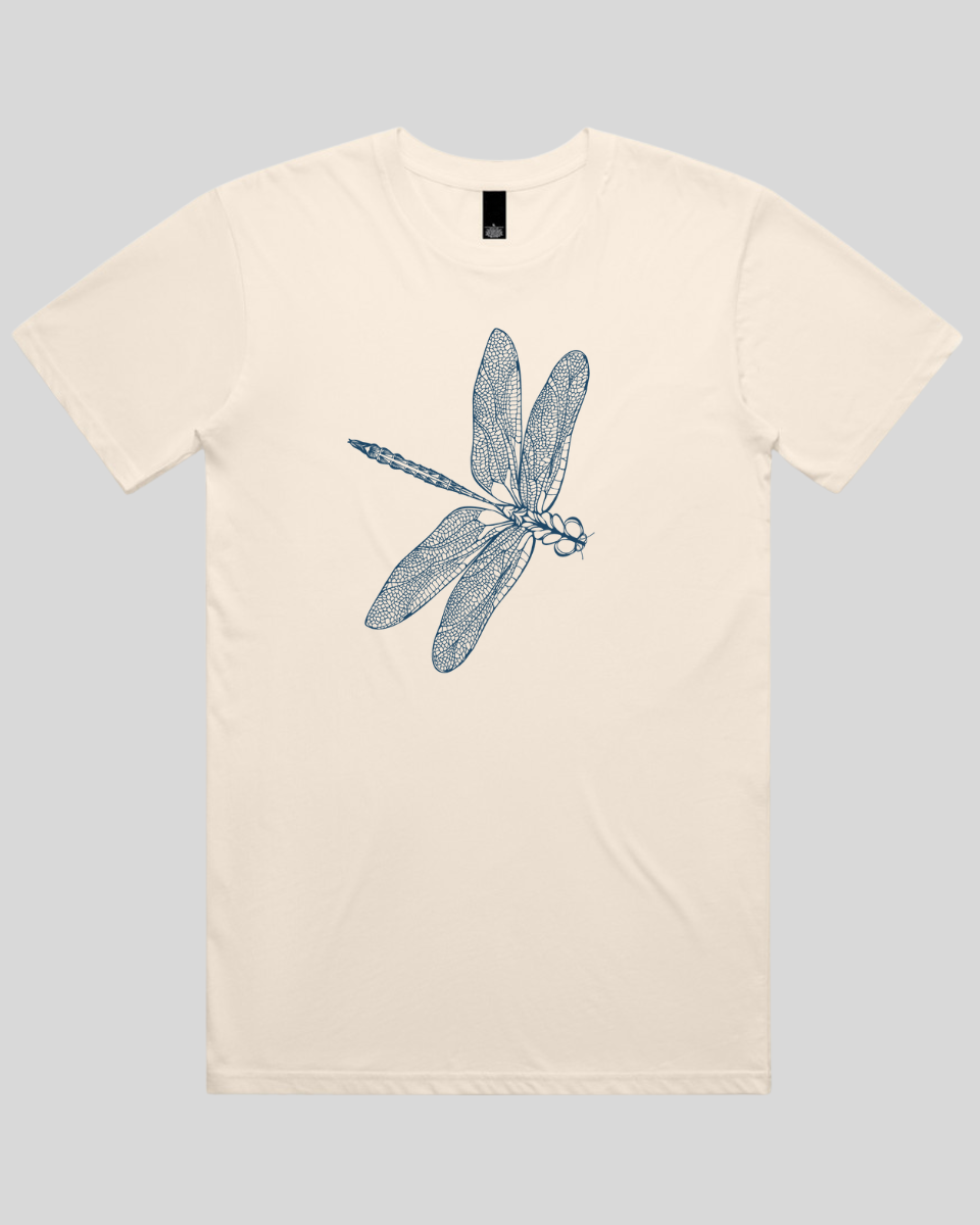 Botanical Dragonfly Art Men's T-Shirt