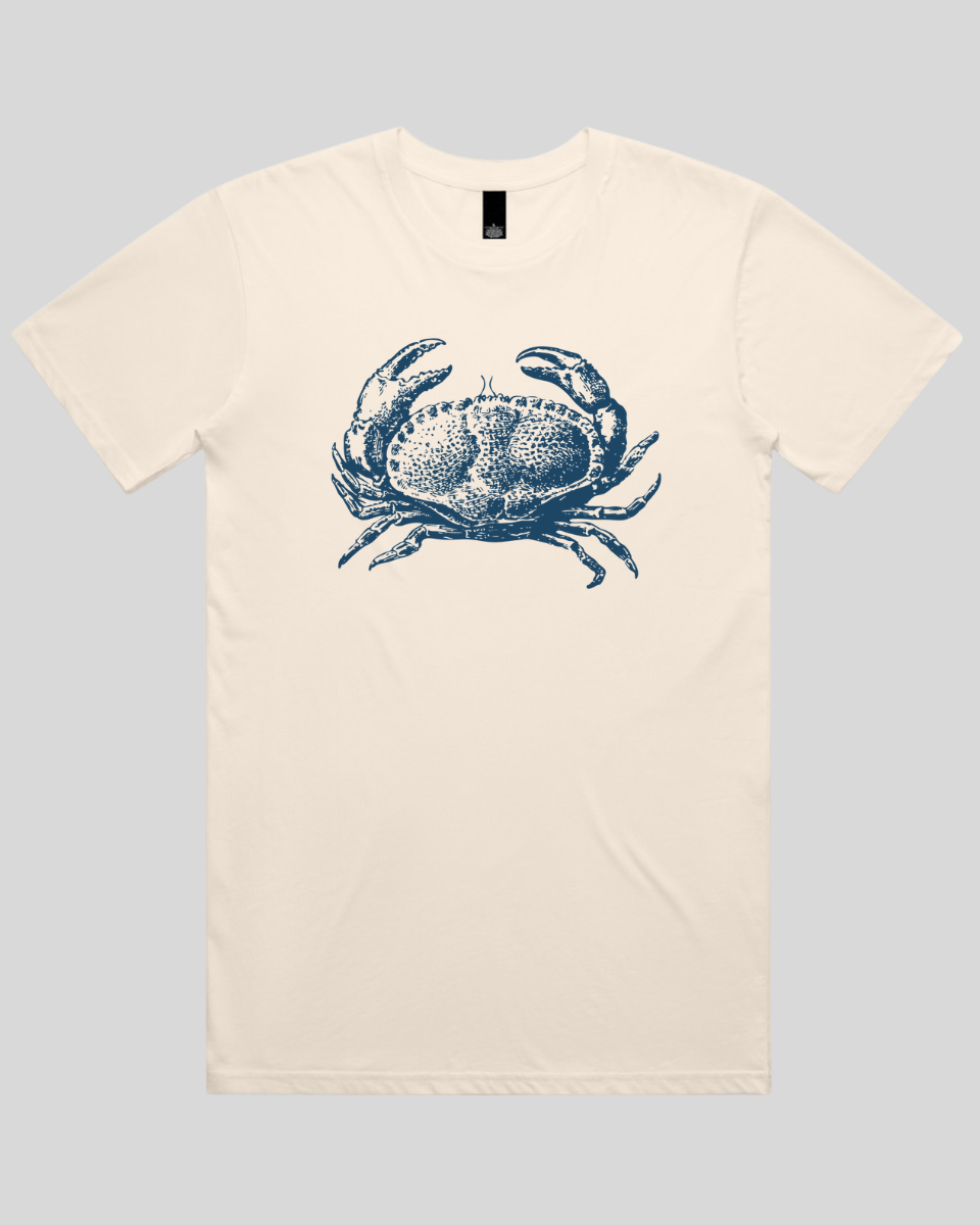 Vintage Coastal Crab Men's T-Shirt