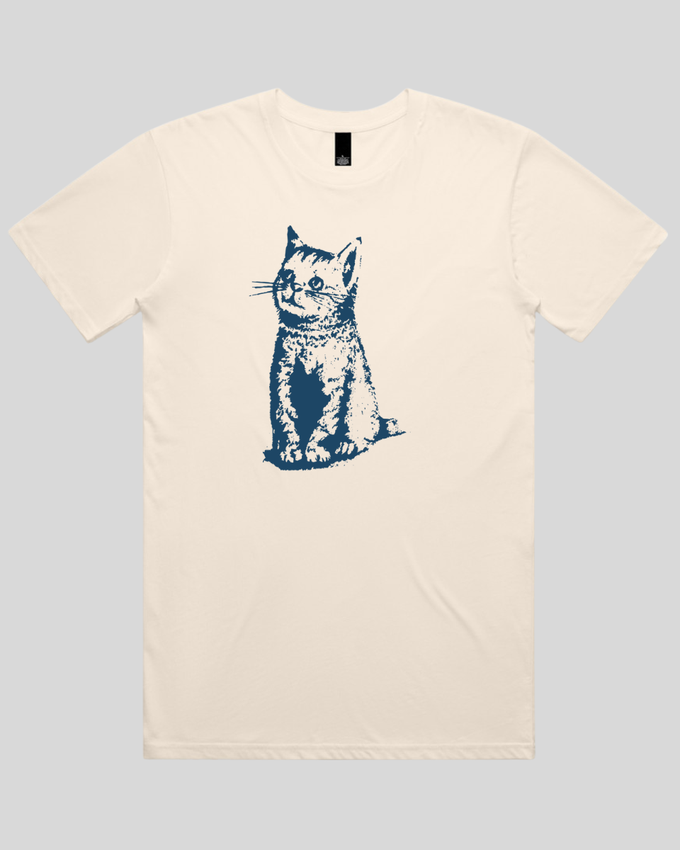 Vintage Sitting Cat Men's T-Shirt