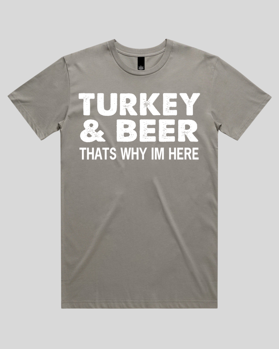 Turkey & Beer Men's T-Shirt