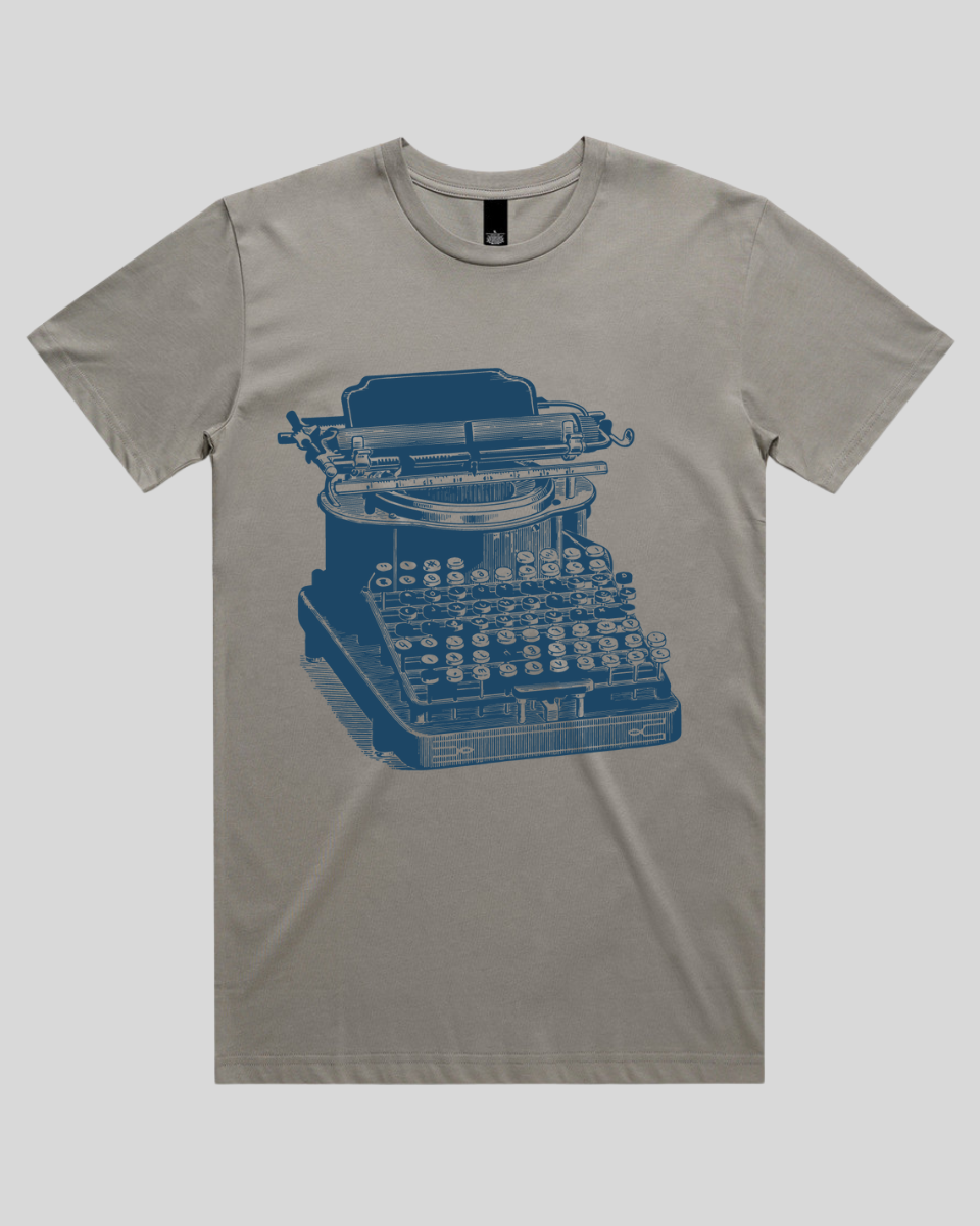 Antique Typewriter Print Men's T-Shirt